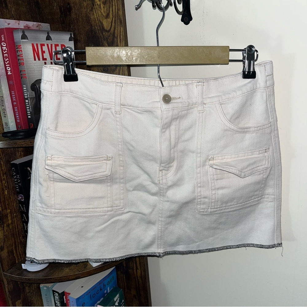 American Vintage Khaki Denim Skirt